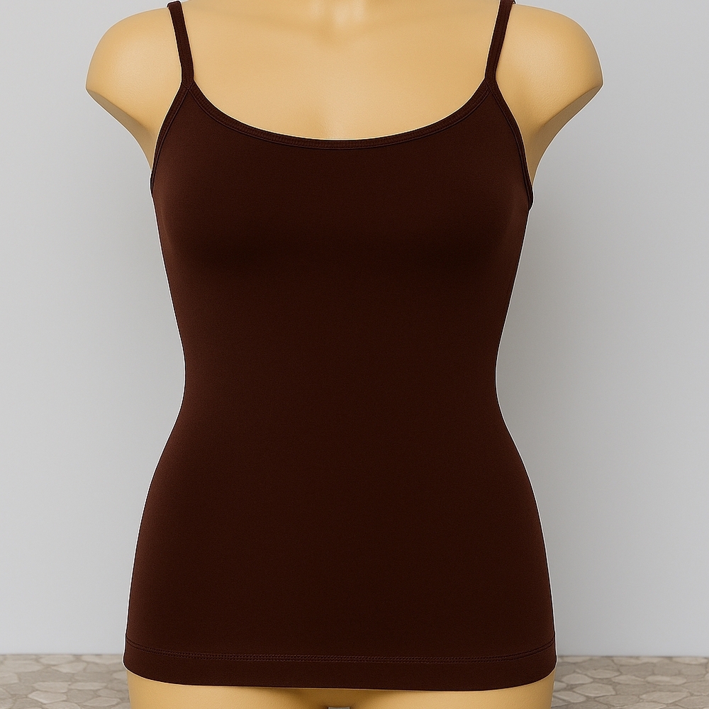 NWT Shapermint Tank Top Women's XL Brown Shape Wear Tummy Control